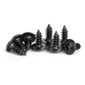 Black Oxide M3 M3.5 M4 Phillips Truss Head Wood Screw Carbon Steel Self Tapping Screw